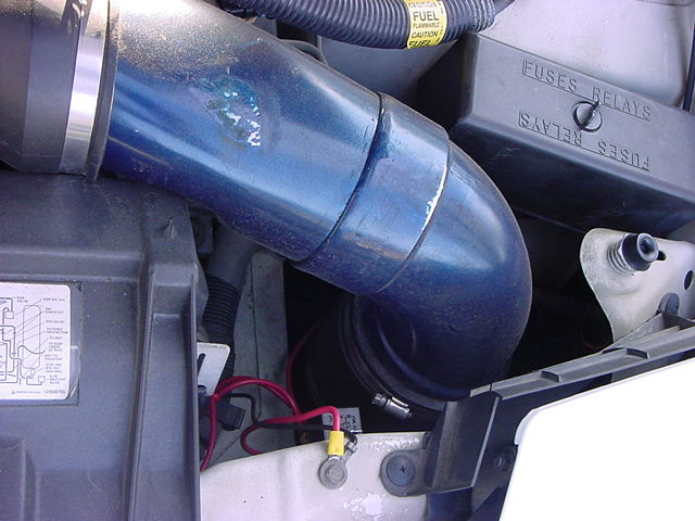 4 Inch PVC elbow - close up