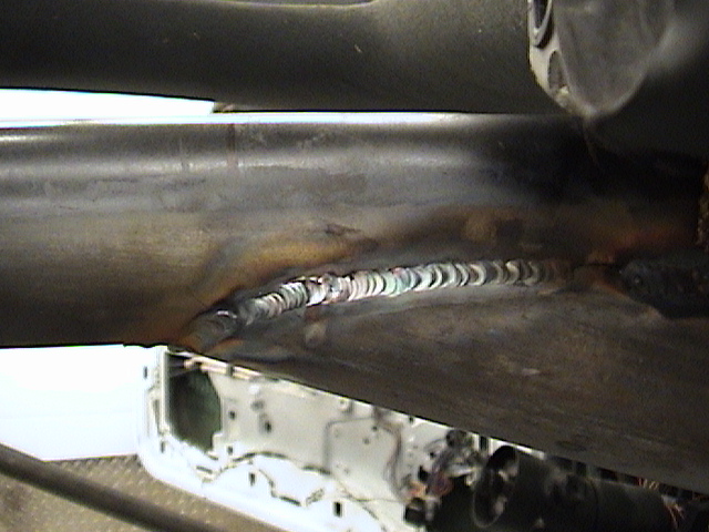 Close up of some of the welds